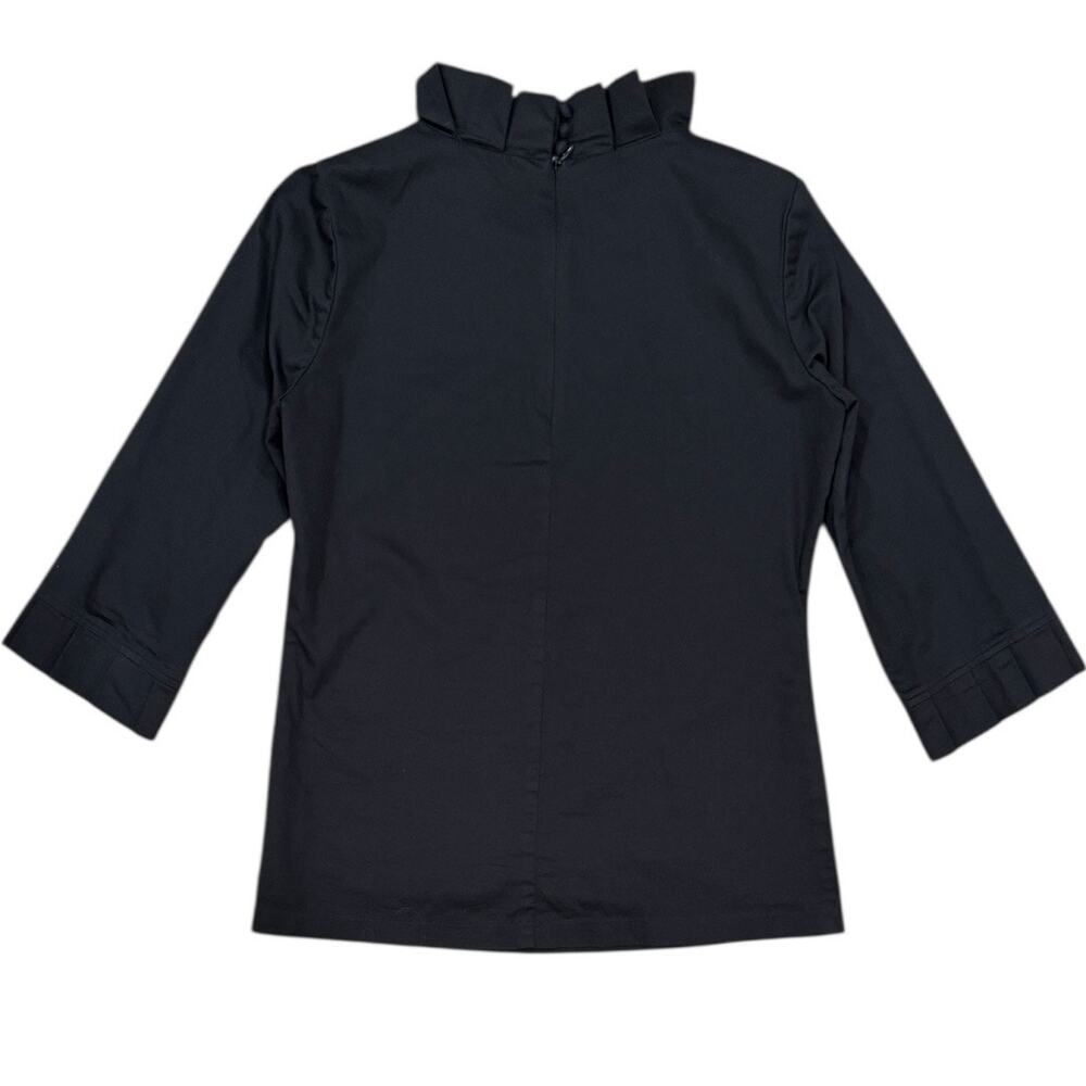 Dainty Jewells Ruffle Collared Poplin Blouse - Picture 6 of 6